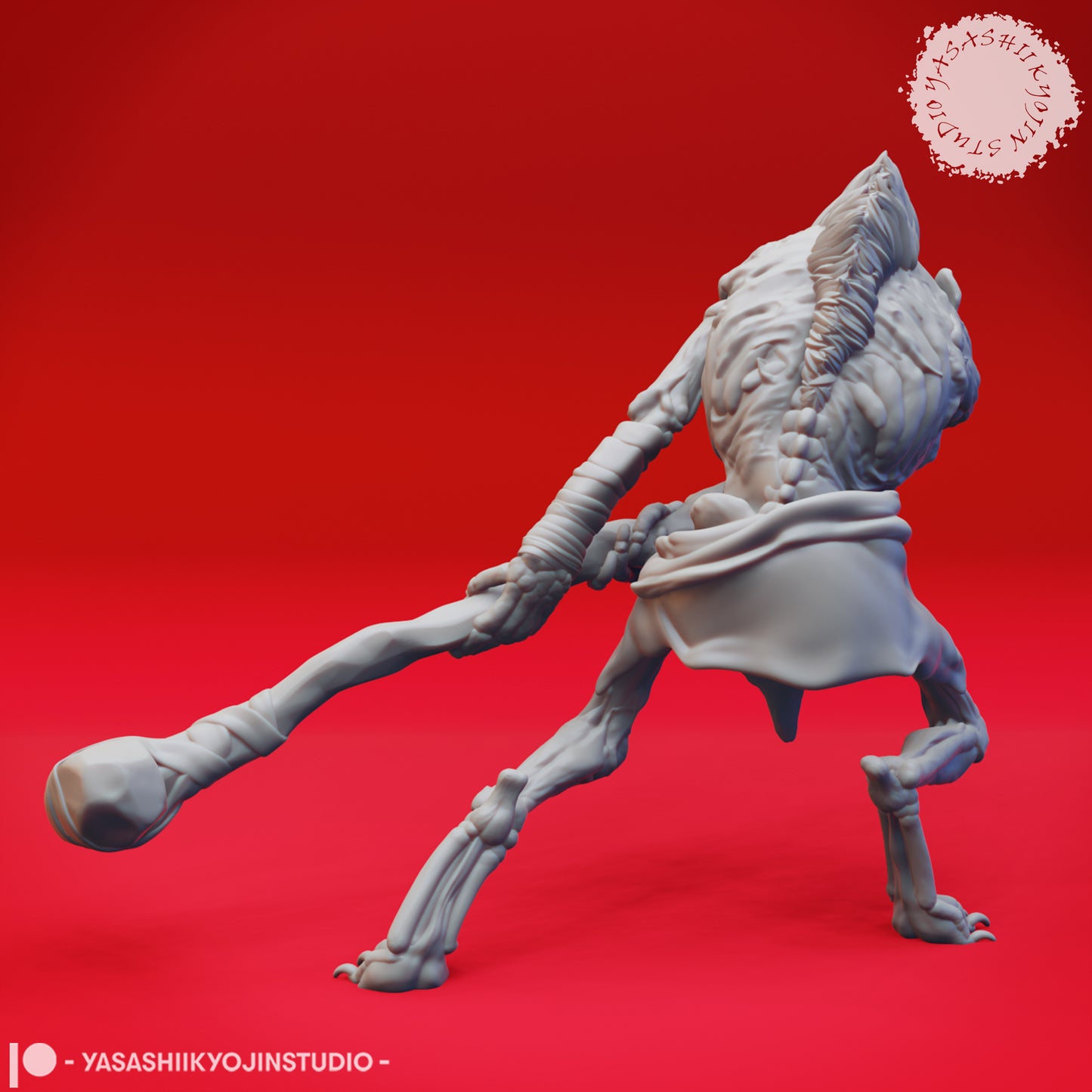 Witherling - Attacking - Tabletop Miniature (Pre-Supported)