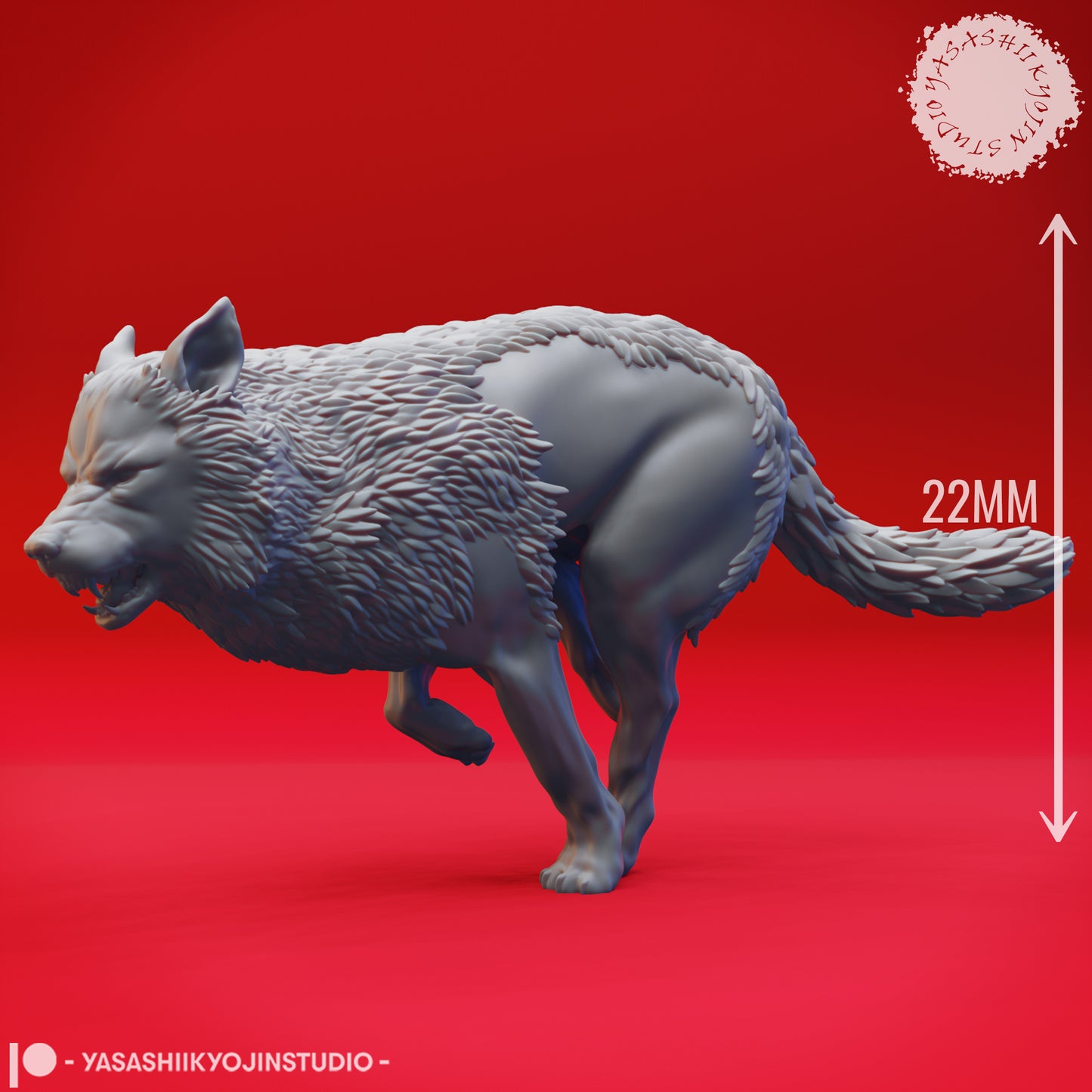 Wolf Pack - Bundle - 3D Printed Mini for Tabletop Gaming, Dungeons and Dragons, Pathfinder, Kings of War and other RPG's