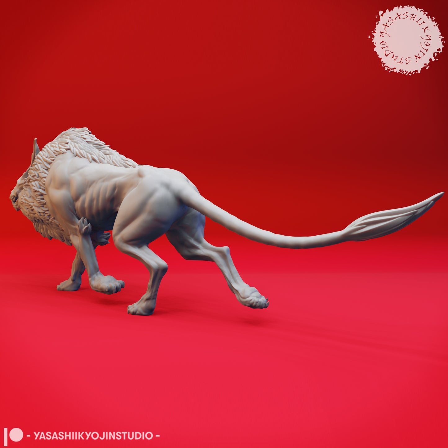 Worg - Wandering - Tabletop Miniature (Pre-Supported)
