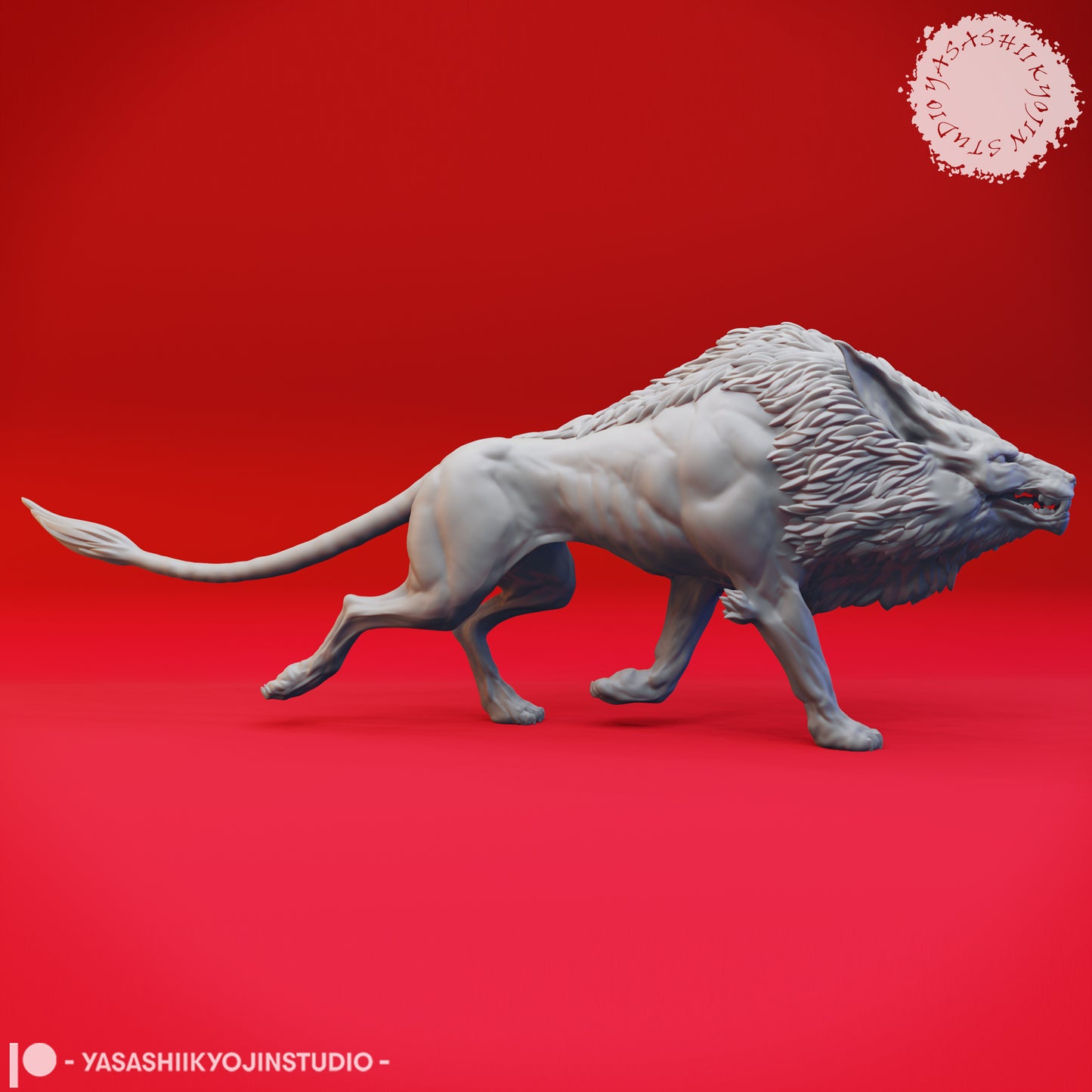Worg - Wandering - Tabletop Miniature STL