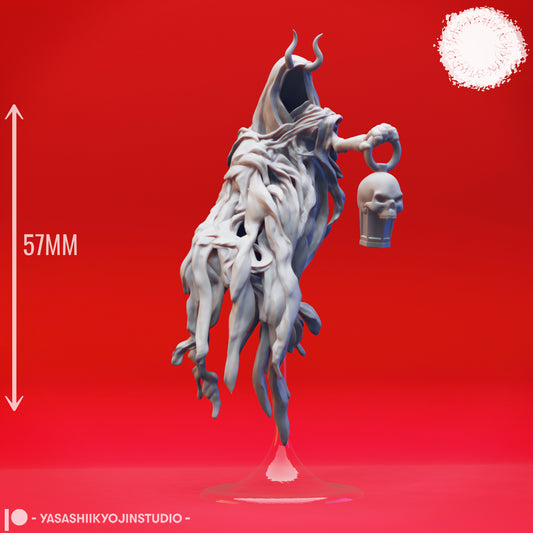 Wraith - Lantern - 3D Printed Mini for Tabletop Gaming, Dungeons and Dragons, Pathfinder, Kings of War and other RPG's