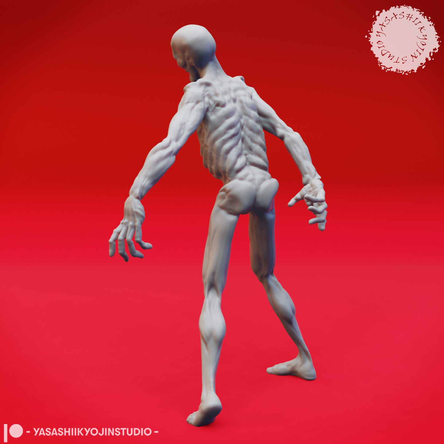 Zombie Horde - Tabletop Miniature (Pre-Supported STL)