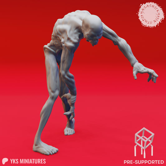 Zombie - Hungry - Tabletop Miniature (Pre-Supported STL)