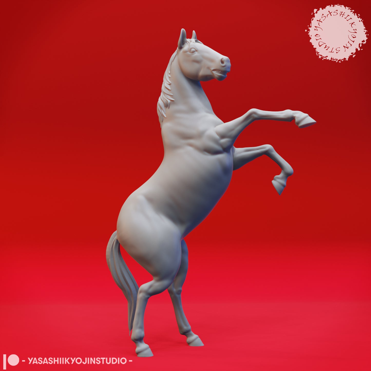 Horses and Unicorns - Tabletop Props (Pre-Supported STL)