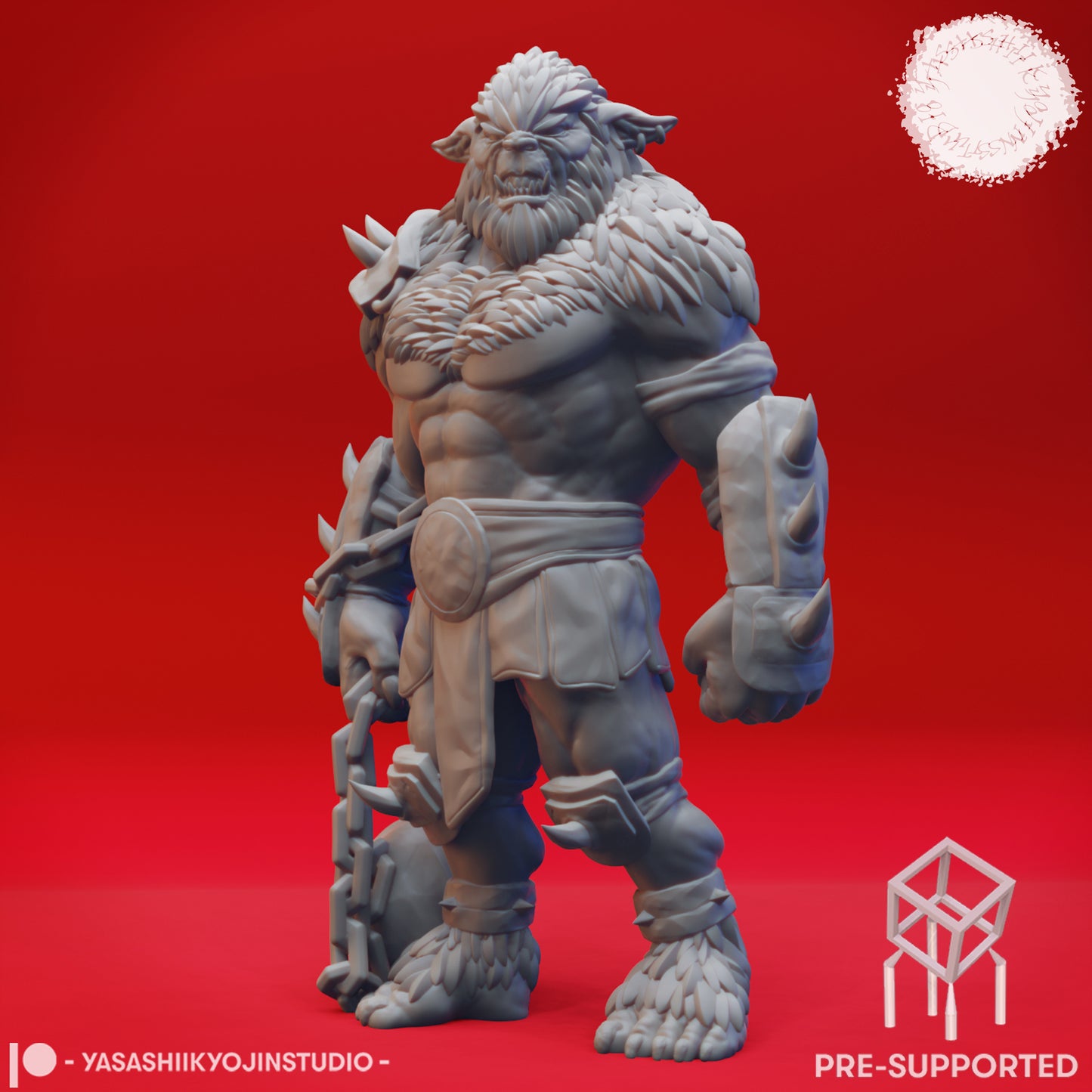 Bugbear Warband - Book of Beasts - Tabletop Miniatures (Pre-Supported STL)