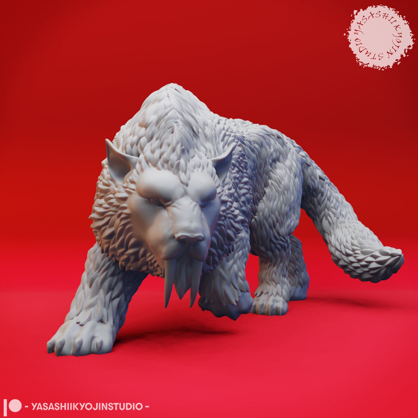 Crag Cat - Tabletop Miniature (Pre-Supported STL)