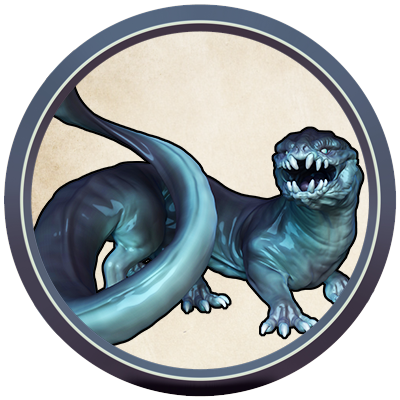 Frost Salamander - VTT Token Sample