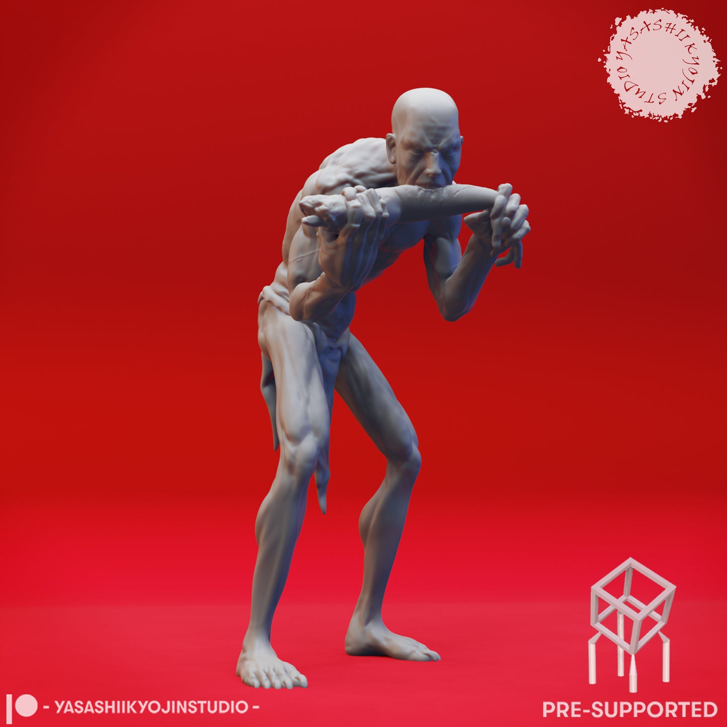 Ghoul Mob - Tabletop Miniatures (Pre-Supported)