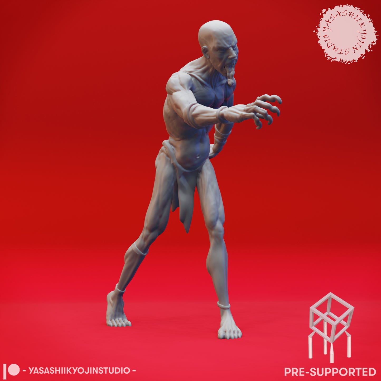 Ghoul Mob - Tabletop Miniatures (Pre-Supported)
