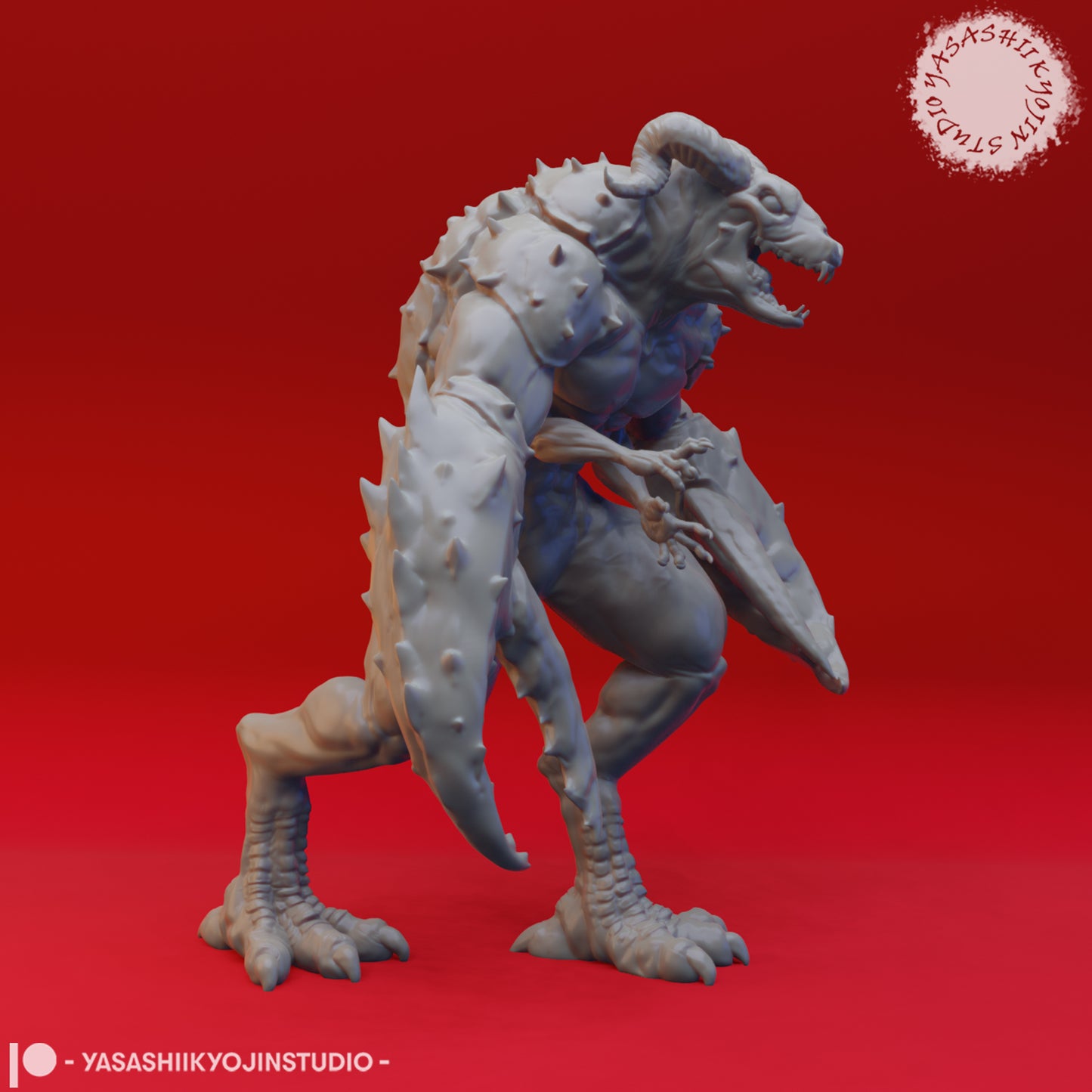 Glabrezu - Tabletop Miniature (Pre-Supported STL)