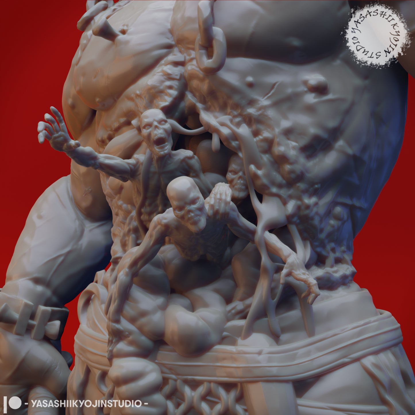 Grave Titan - Tabletop Miniature (Pre-Supported STL)