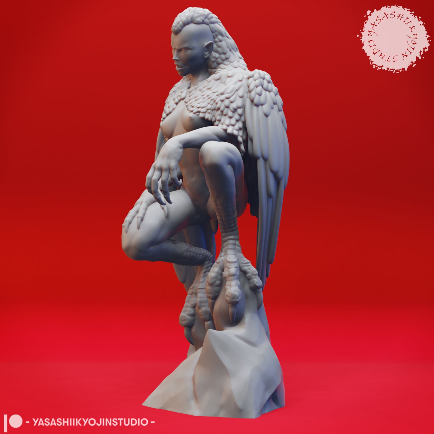 Harpy Mob - Tabletop Miniature (Pre-Supported STL)