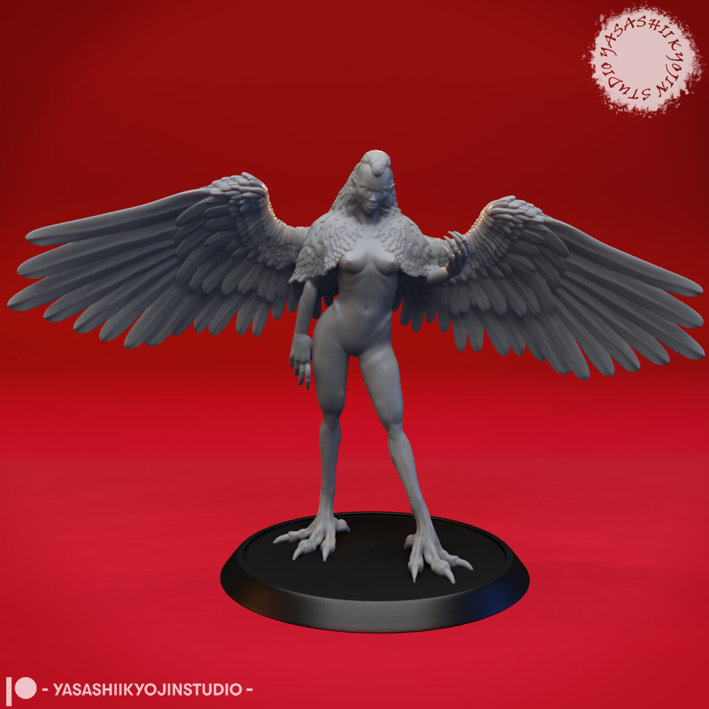 Harpy Mob - Tabletop Miniature (Pre-Supported STL)