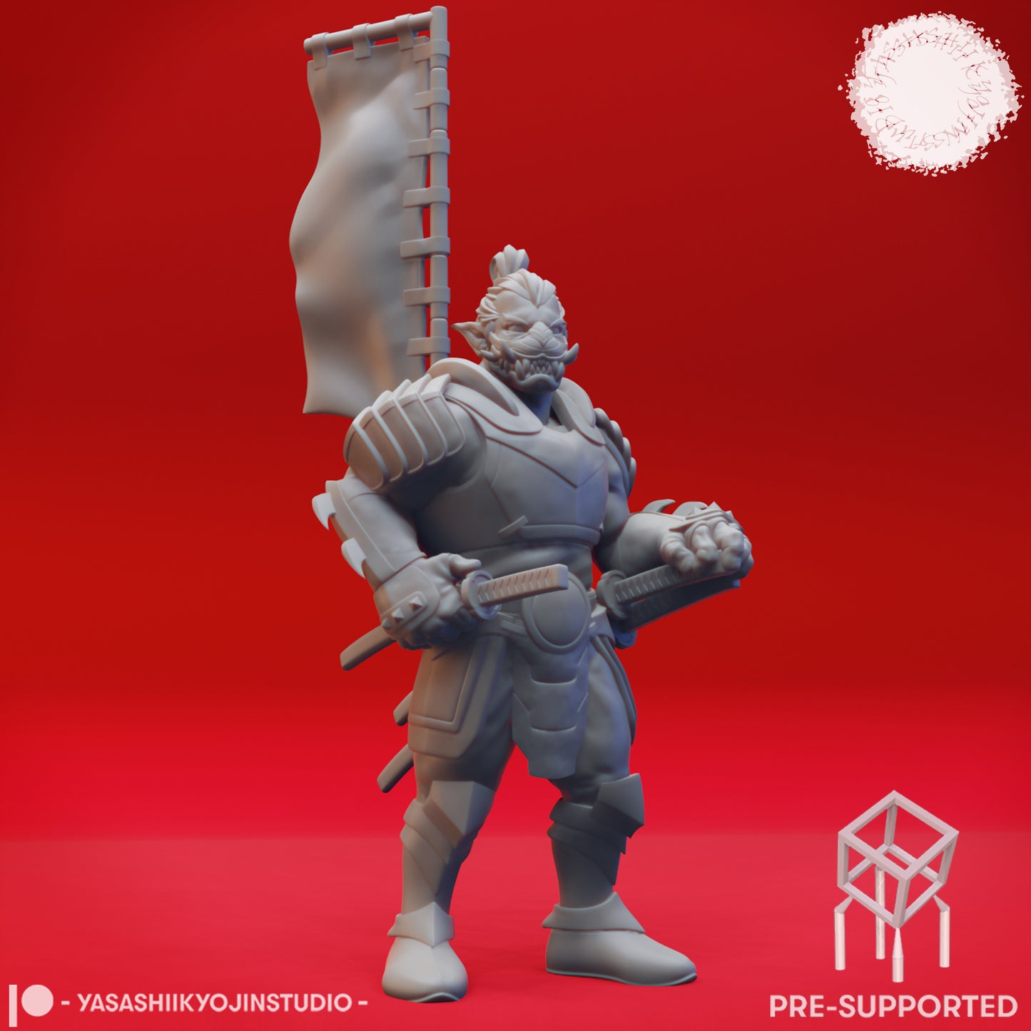 Hobgoblin Warband - Book of Beasts - Tabletop Miniatures (Pre-Supported STL)