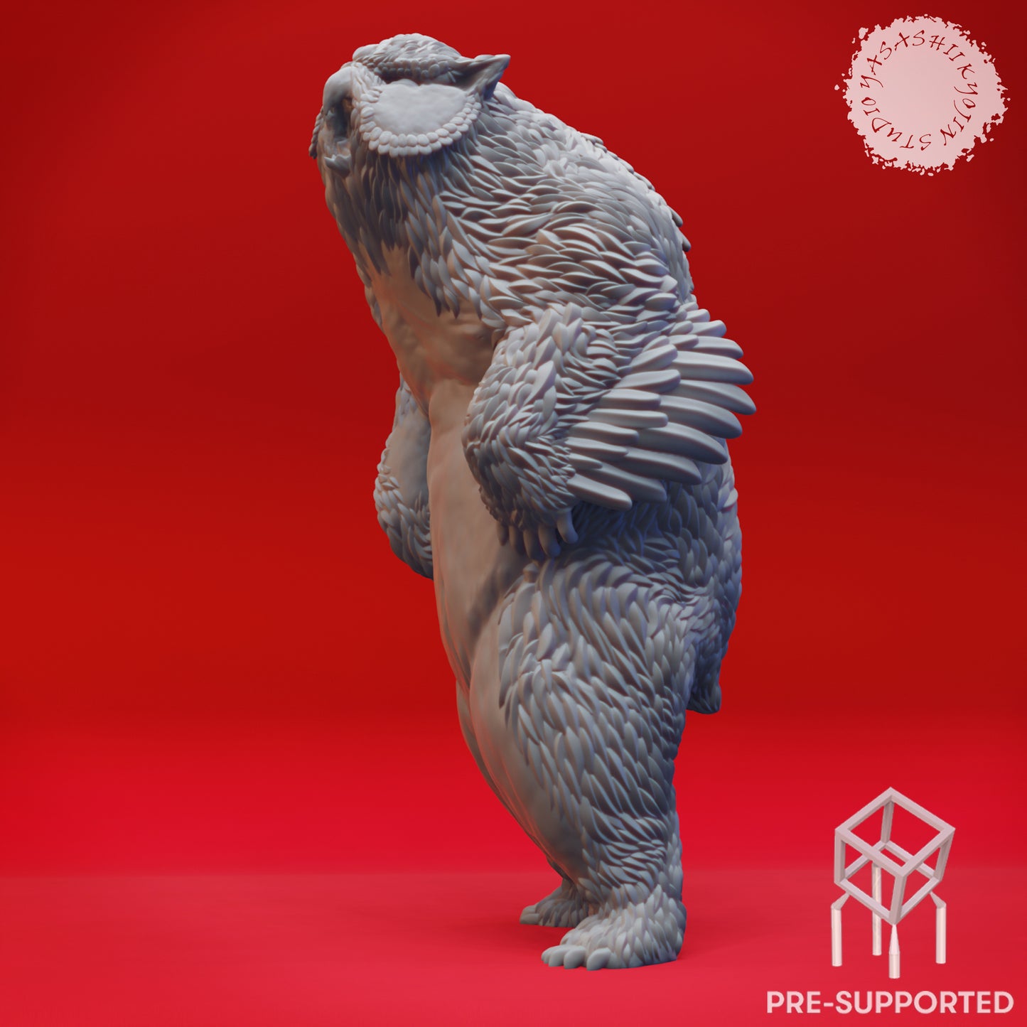 Owlbear Den - Book of Beasts - Tabletop Miniatures (Pre-Supported STL)