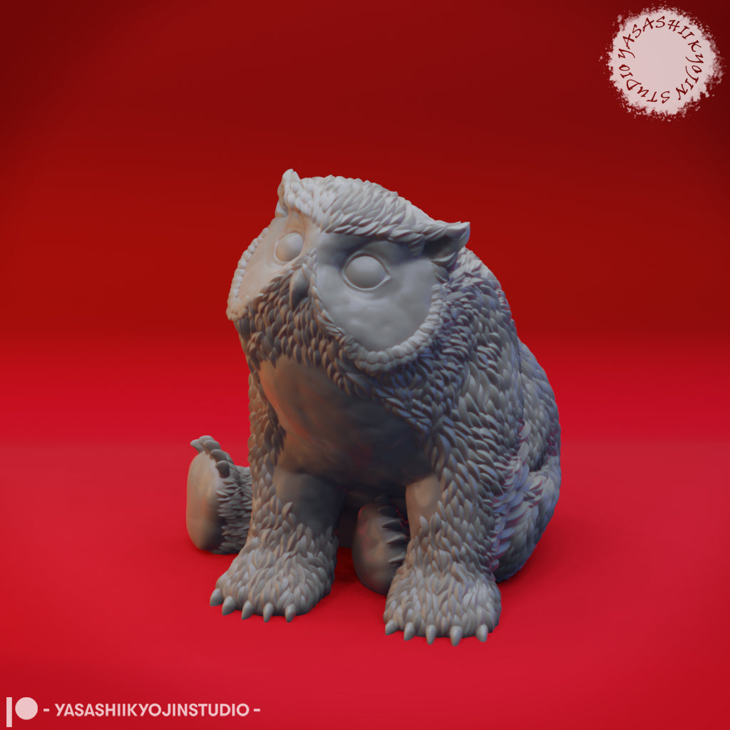Owlbear Cub - Tabletop Miniature (Pre-Supported STL)