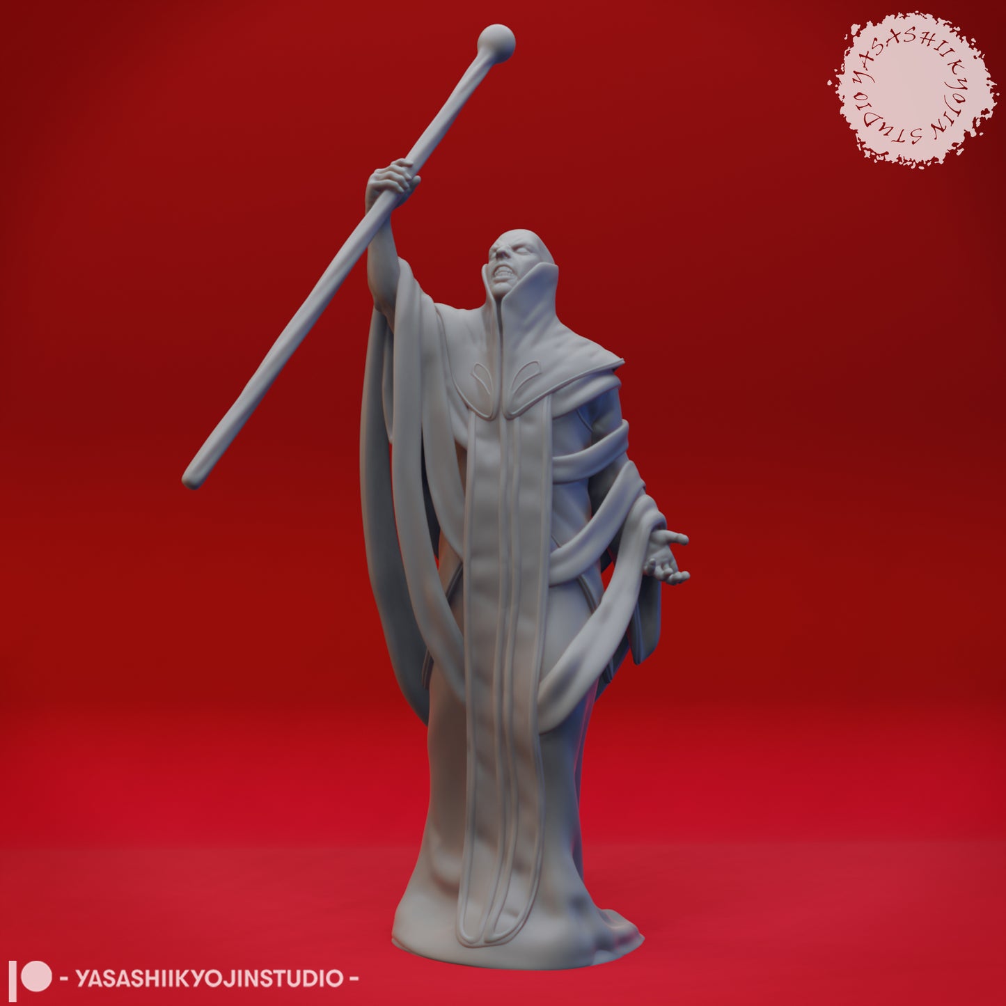 Red Wizard Cultists - Tabletop Miniatures (Pre-Supported STL)