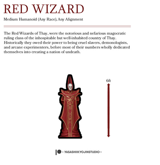 Red Wizard - Paper Mini Sample
