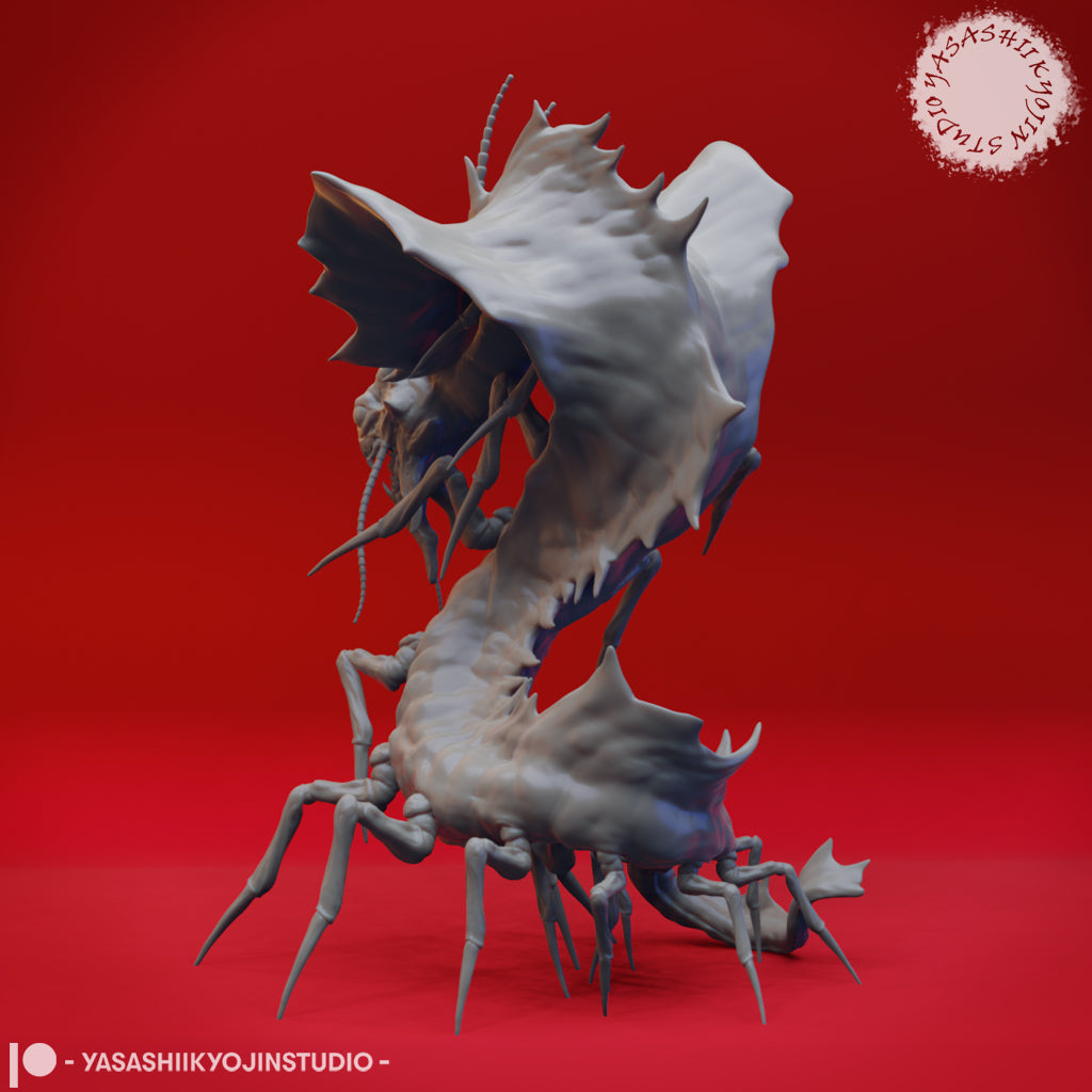 Remorhaz - Tabletop Miniature (Pre-Supported STL)