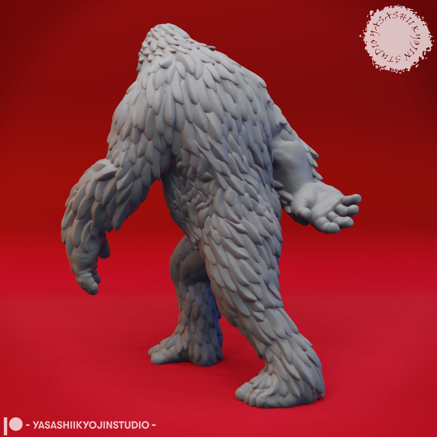 Sasquatch - Tabletop Miniature (Pre-Supported STL)