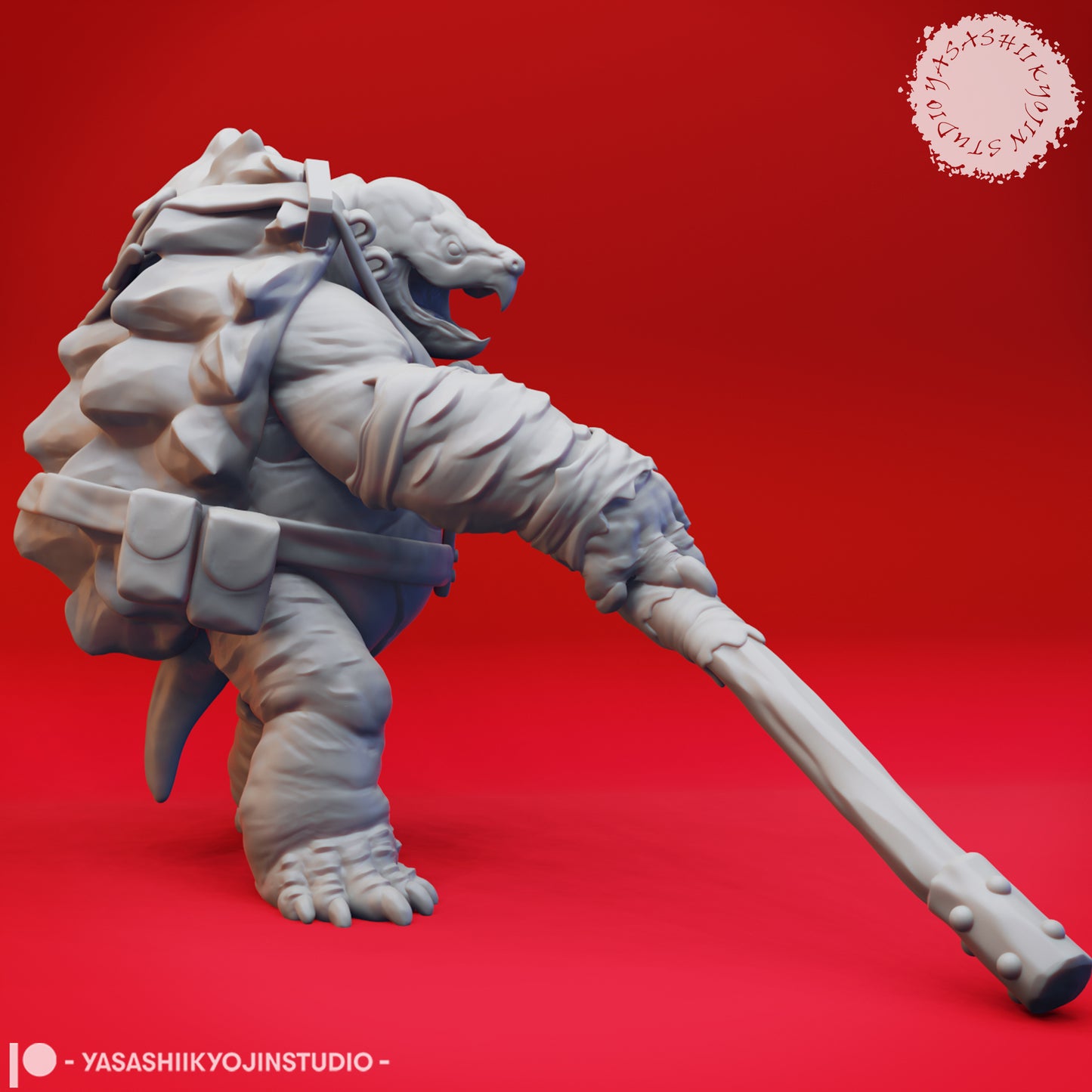 Tortle Gang - Tabletop Miniatures (Pre-Supported STL)