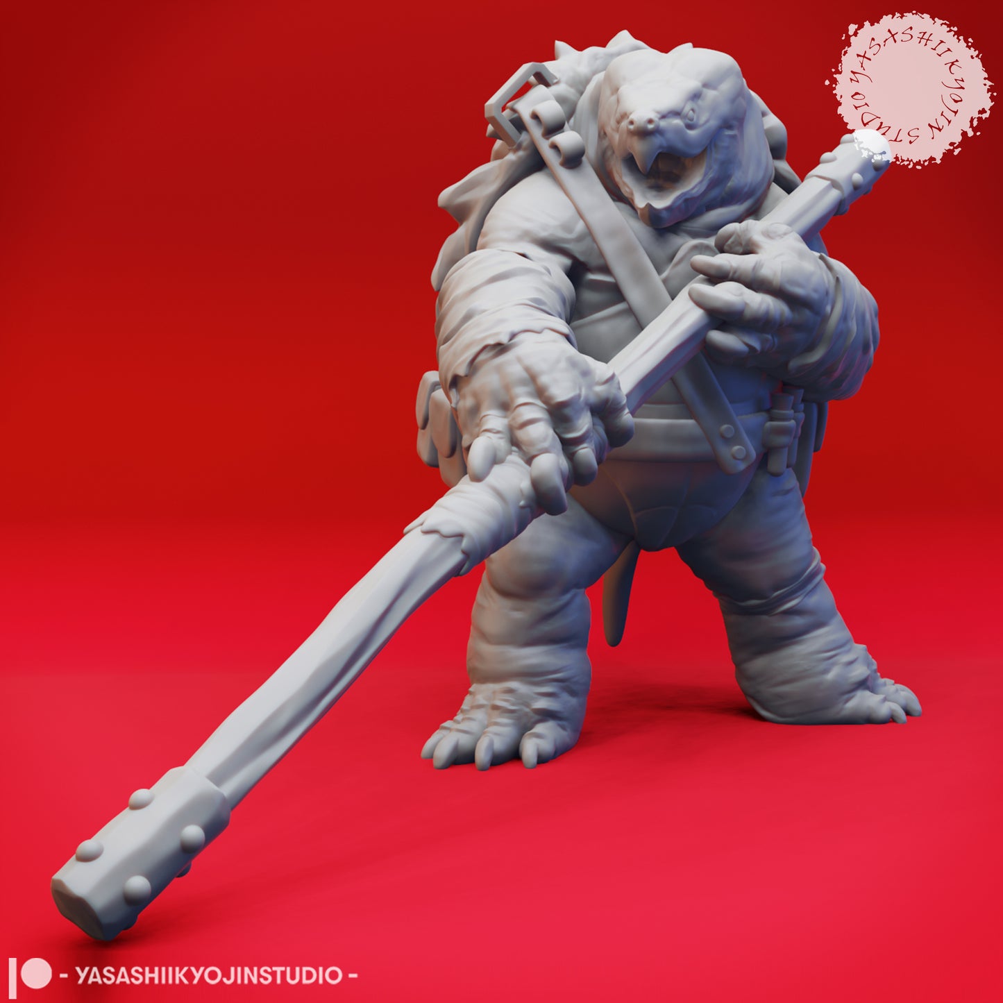Tortle Gang - Tabletop Miniatures (Pre-Supported STL)