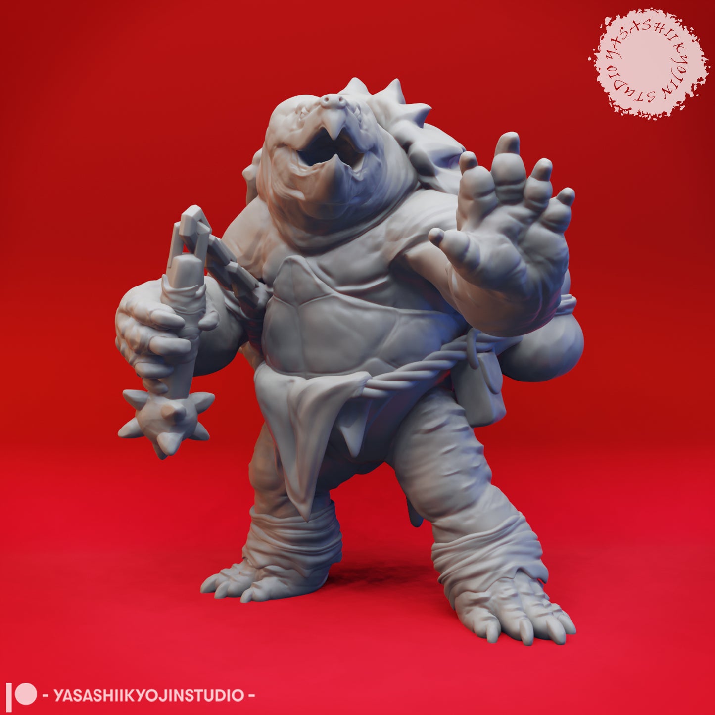 Tortle Gang - Tabletop Miniatures (Pre-Supported STL)