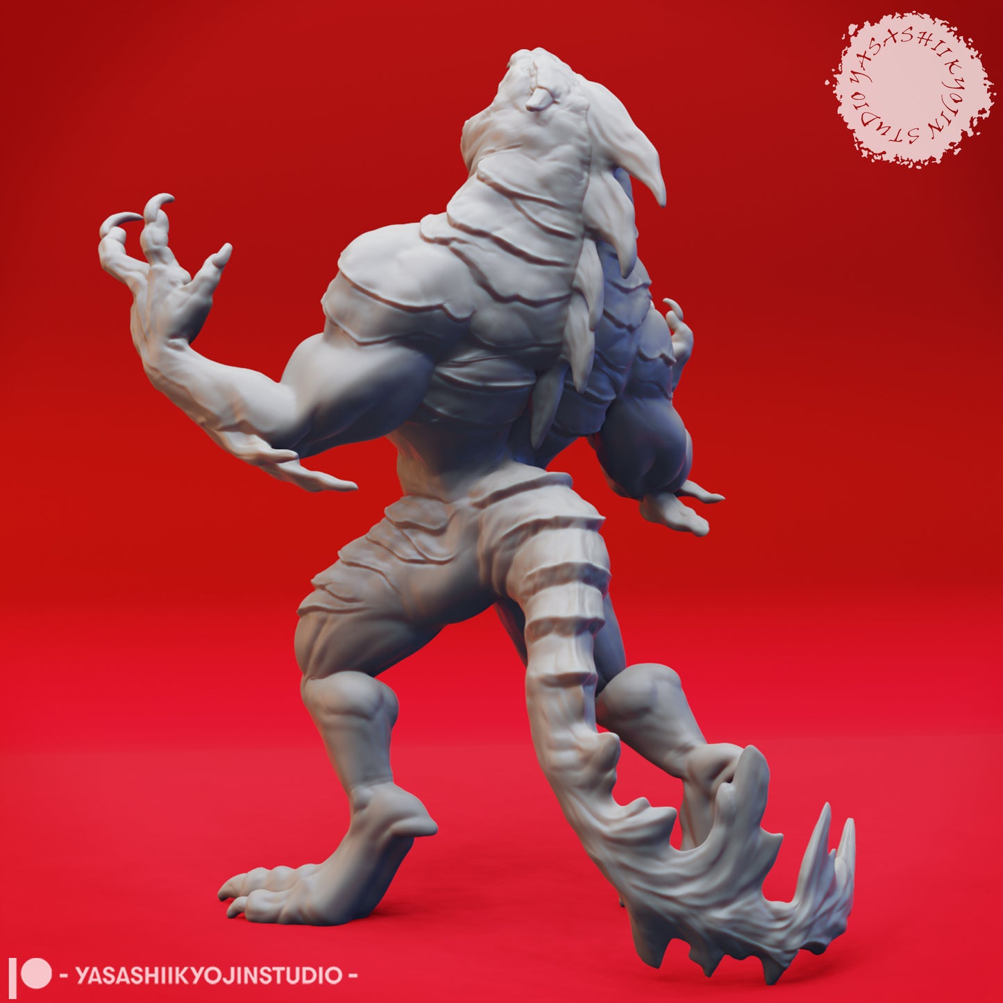 Troglodyte Mob - Tabletop Miniature (Pre-Supported STL)