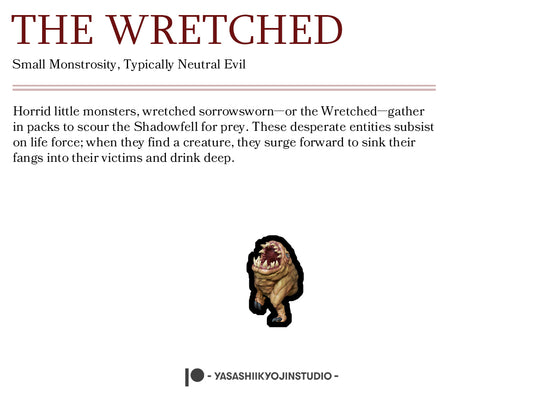 Sorrowsworn The Wretched - Paper Mini Sample